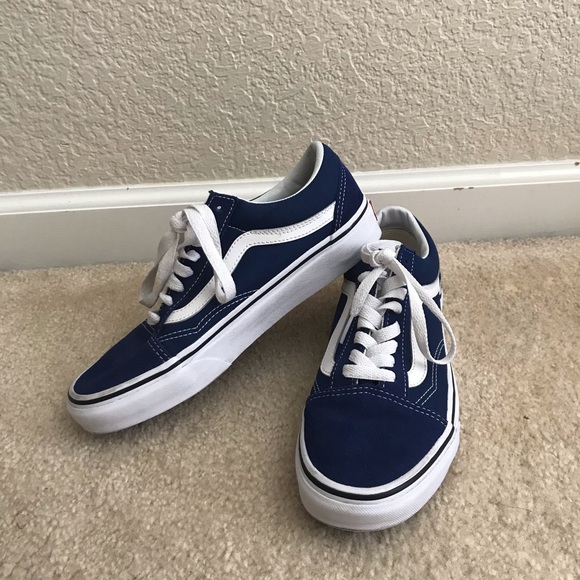 royal blue vans old skool